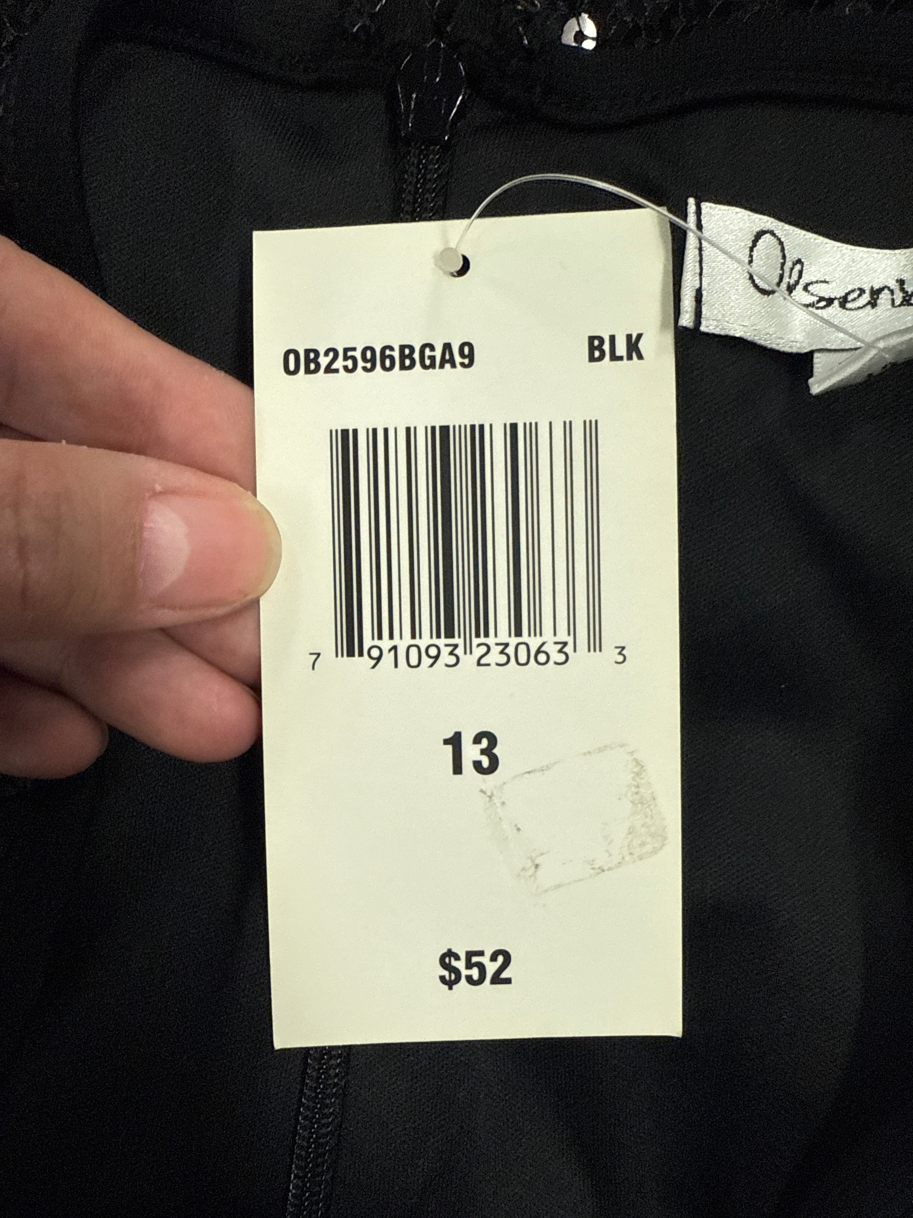 NWT OLSENBOYE SEQUIN PENCIL SKIRT (org$52)
