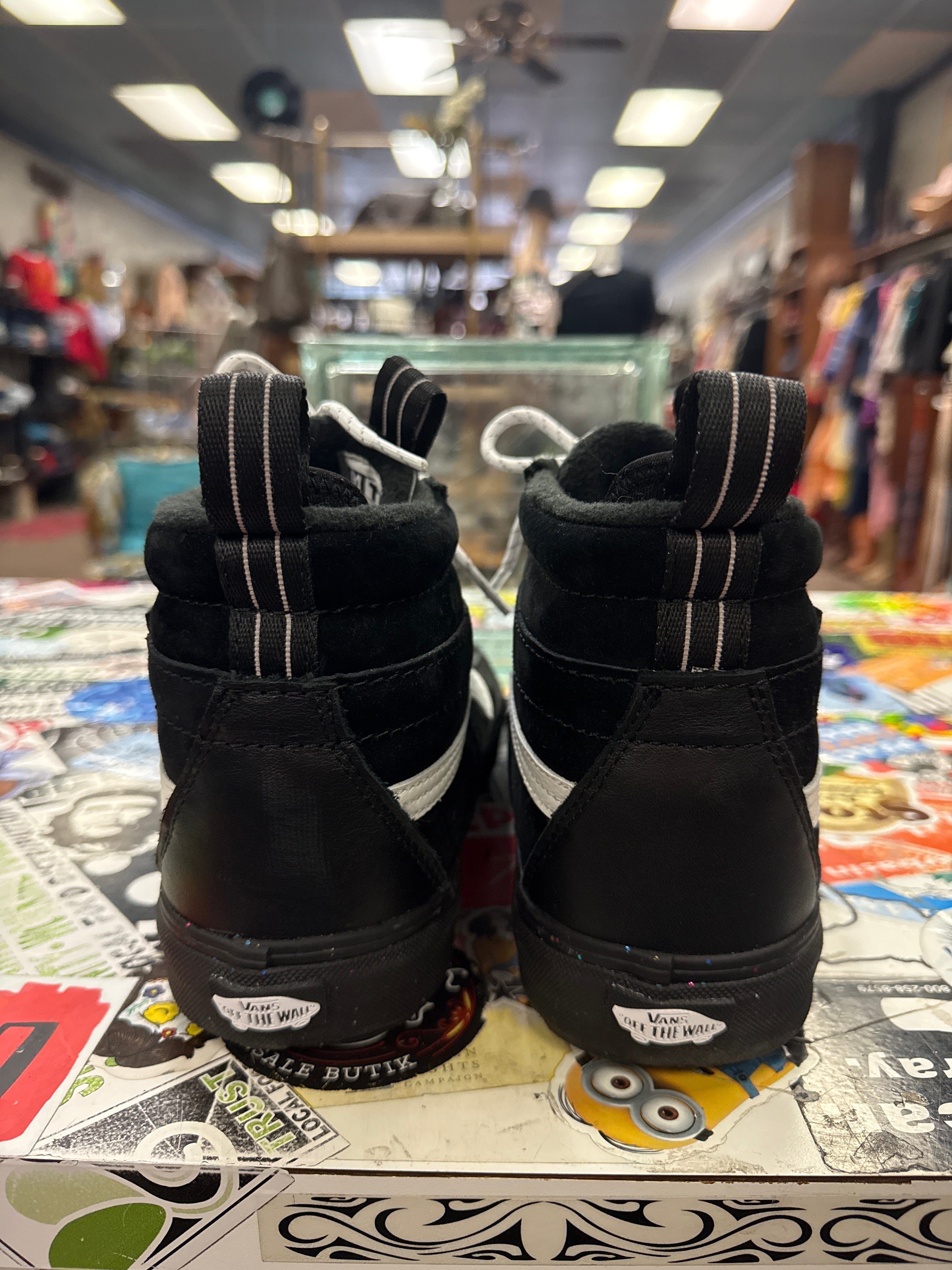 VANS GLITTER & SUEDE HI-TOPS (org$180)