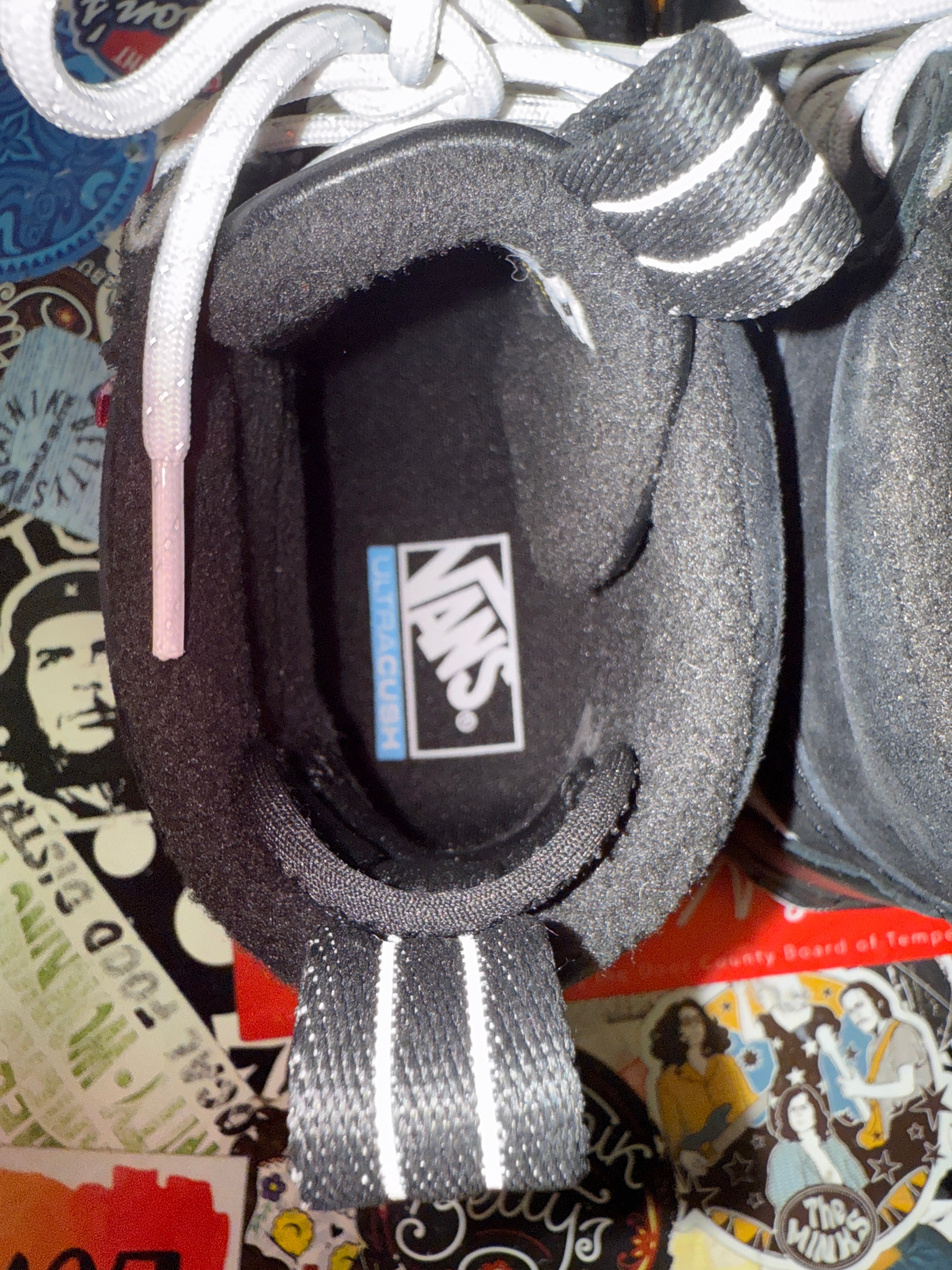 VANS GLITTER & SUEDE HI-TOPS (org$180)