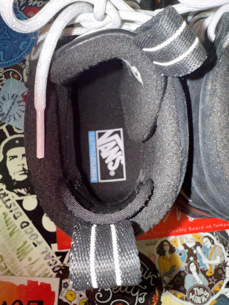 VANS GLITTER & SUEDE HI-TOPS (org$180)