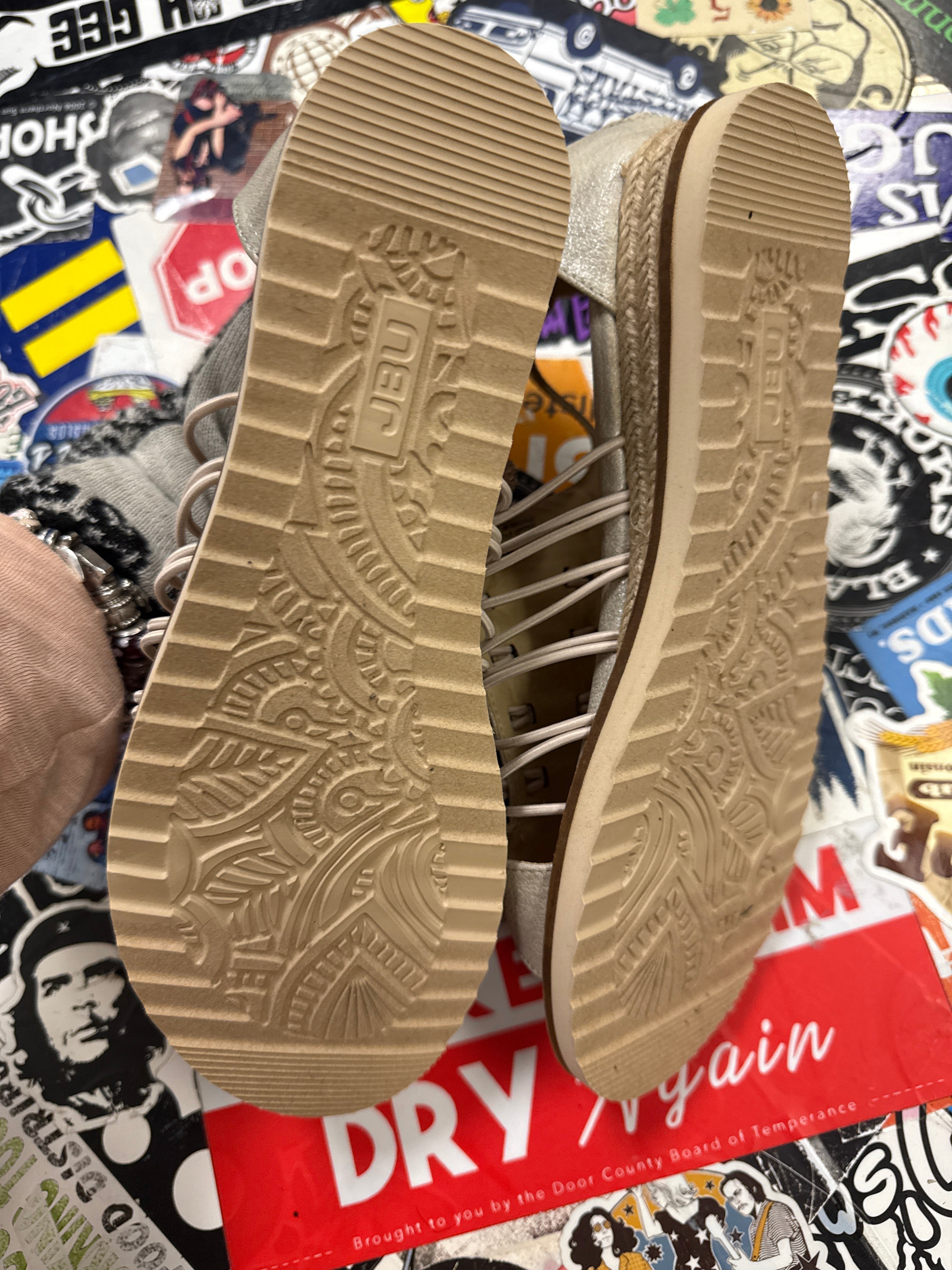 NIB JBU Gladiator-Style Wedge (org$68)