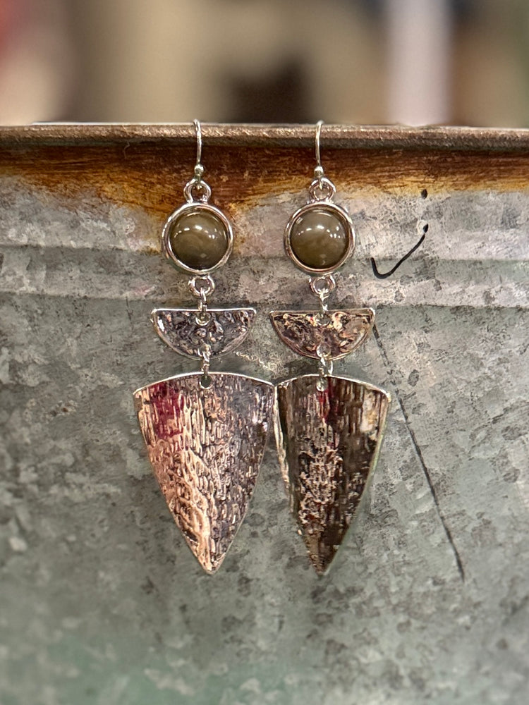 NWOT SILVER EARRINGS