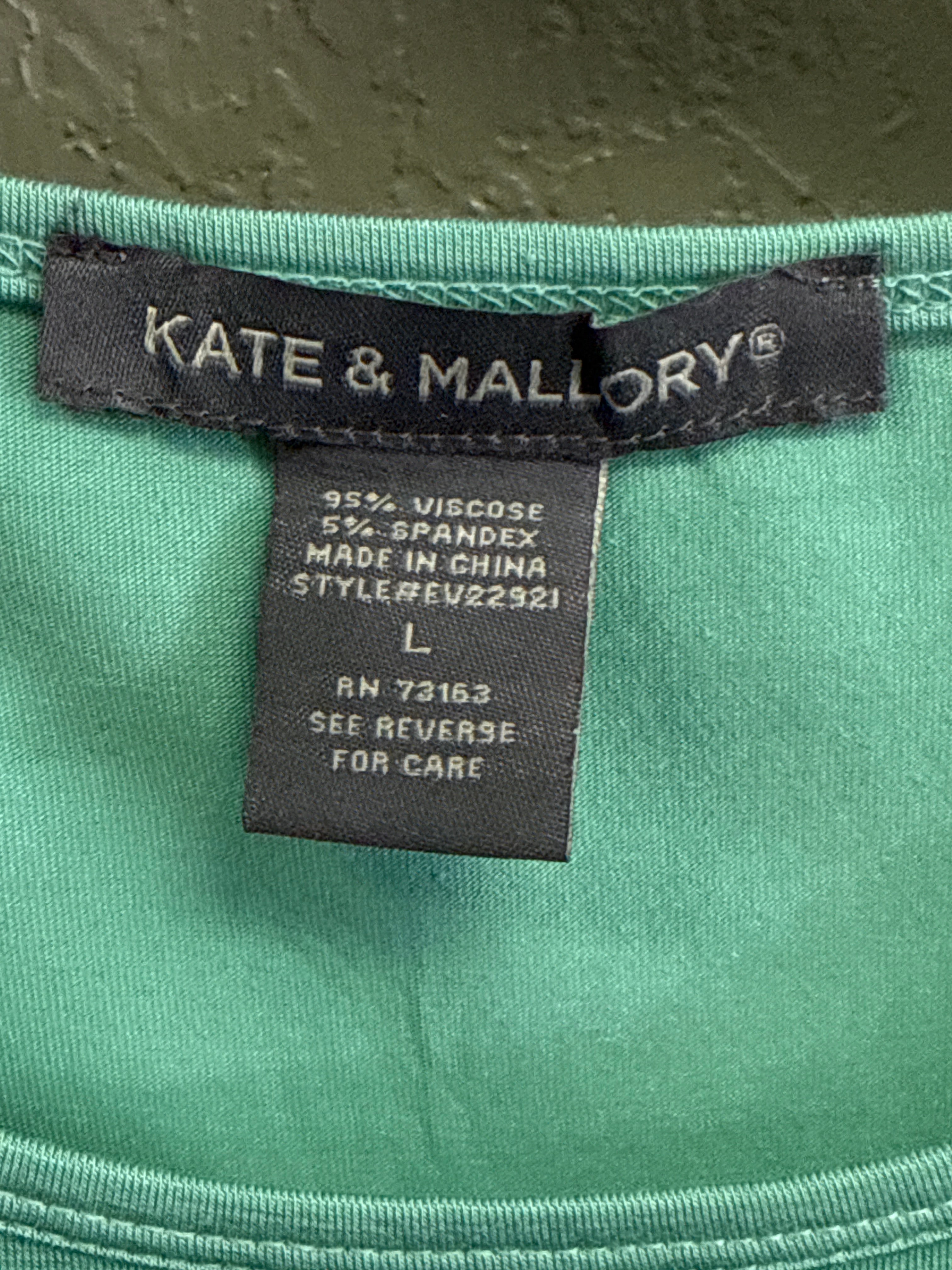 NWOT KATE & MALLORY HI-LO BLOUSE