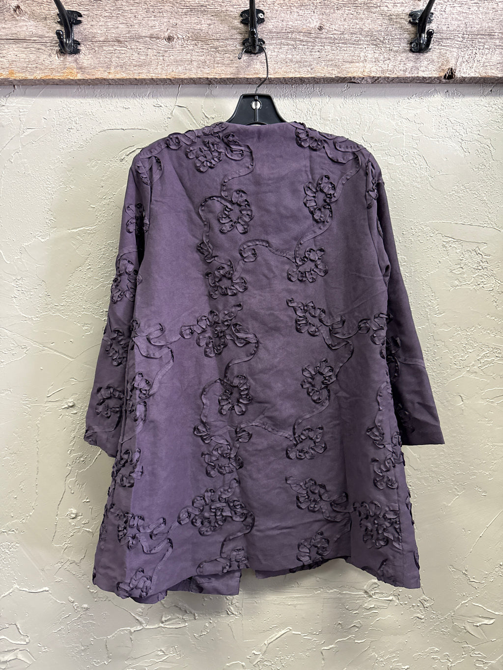 NWT YUSHI RUFFLE ACCENT JACKET (org$148)
