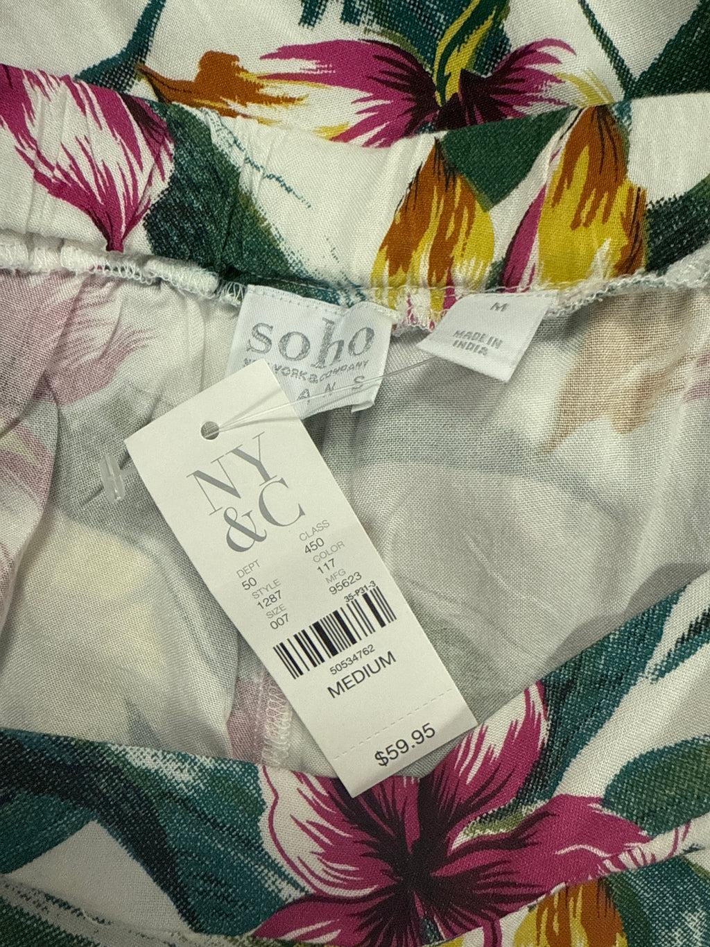 NWT NY&Co Floral Pant (org$60)