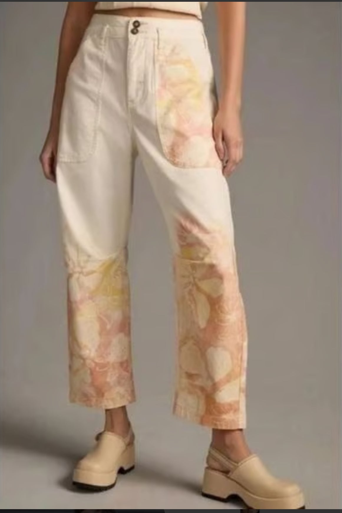 Pilcro Knee-Tuck Pant (org$128)