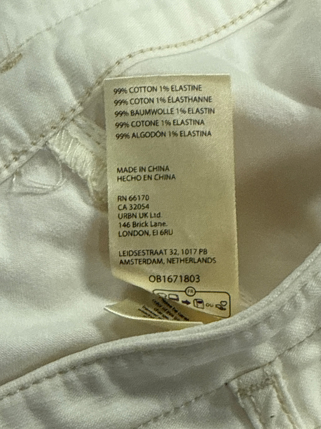 Pilcro Knee-Tuck Pant (org$128)