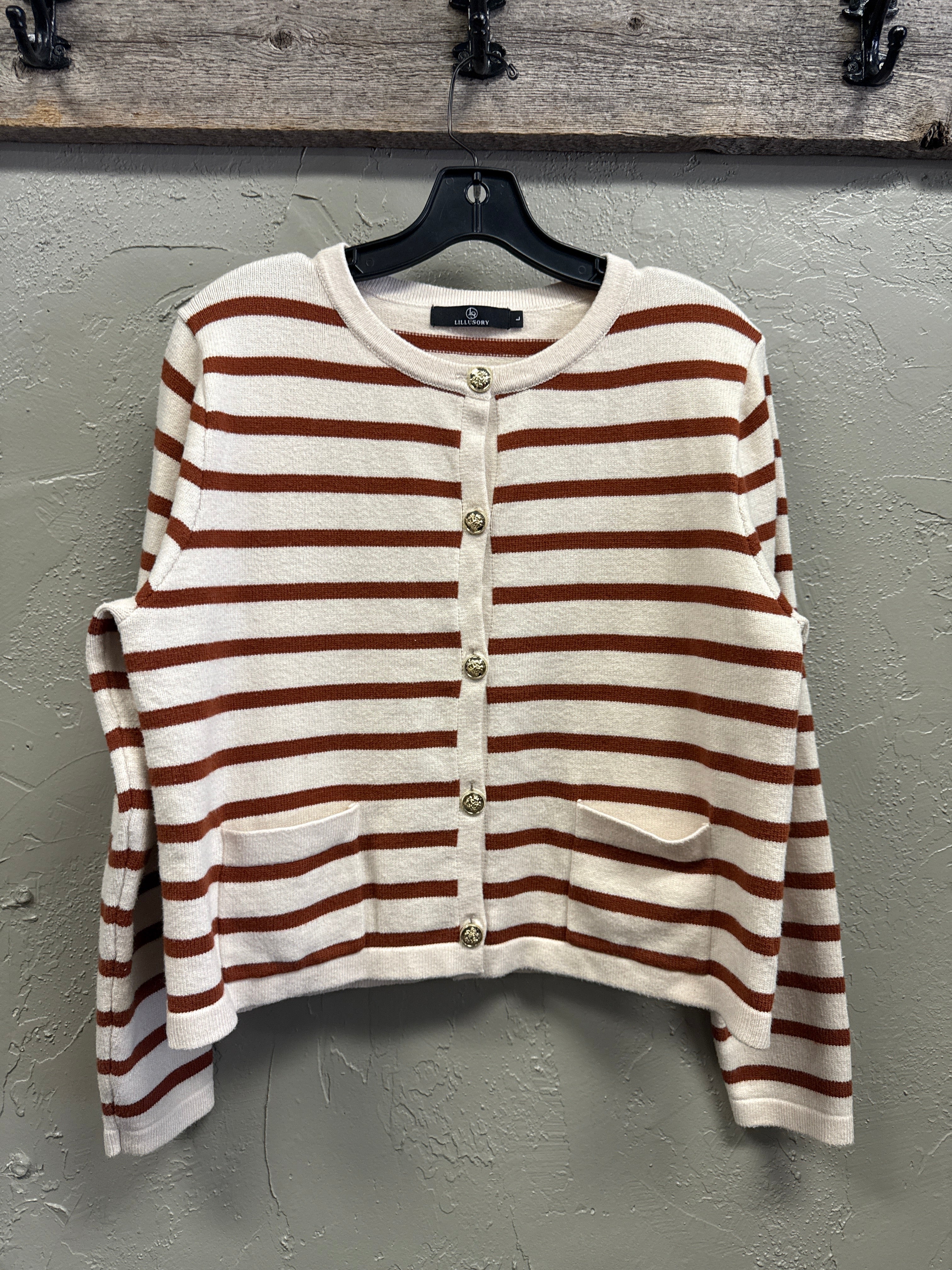 LILLUSORY 5 BUTTON CARDIGAN