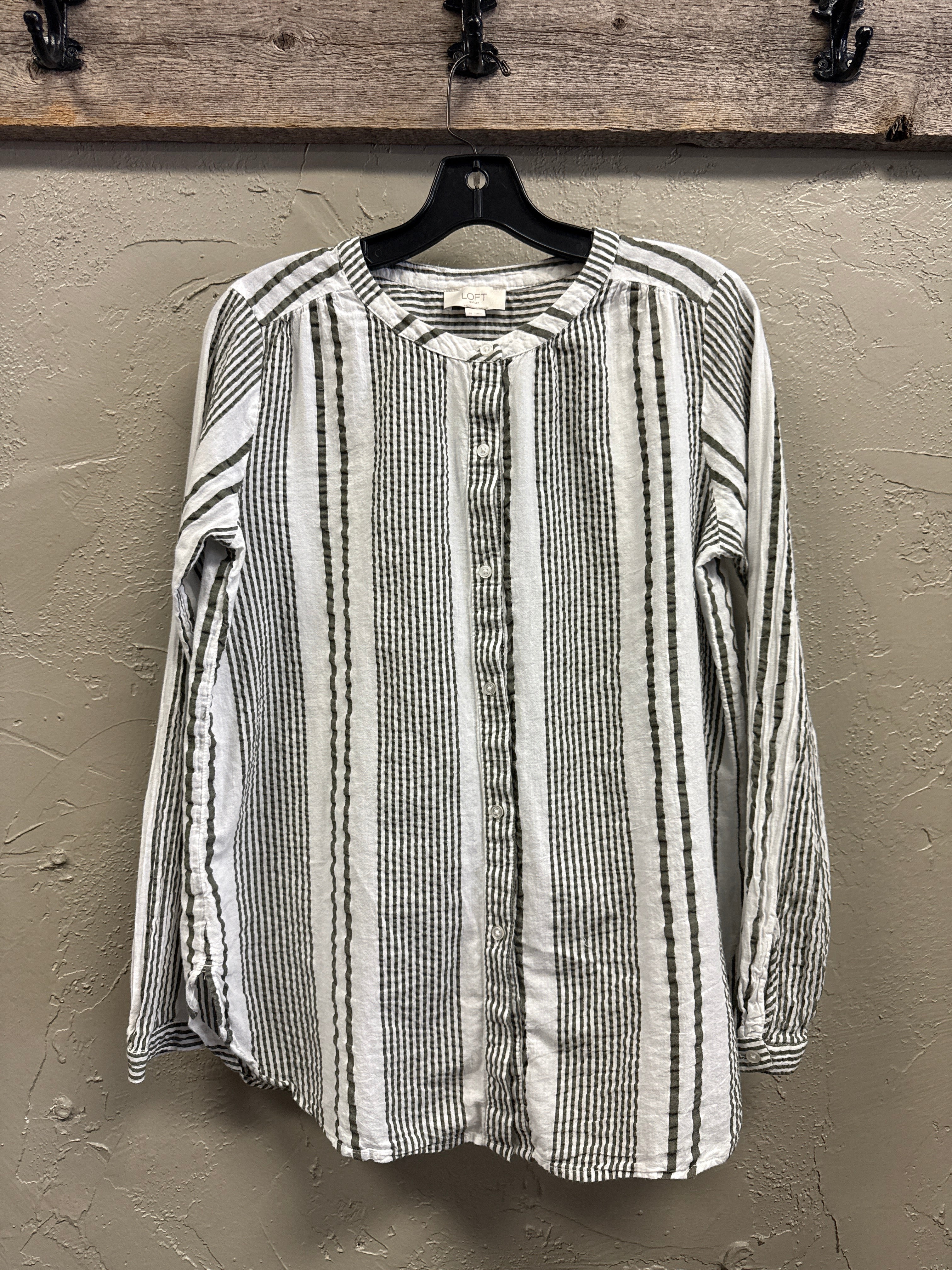 LOFT LONG SLEEVE BLOUSE