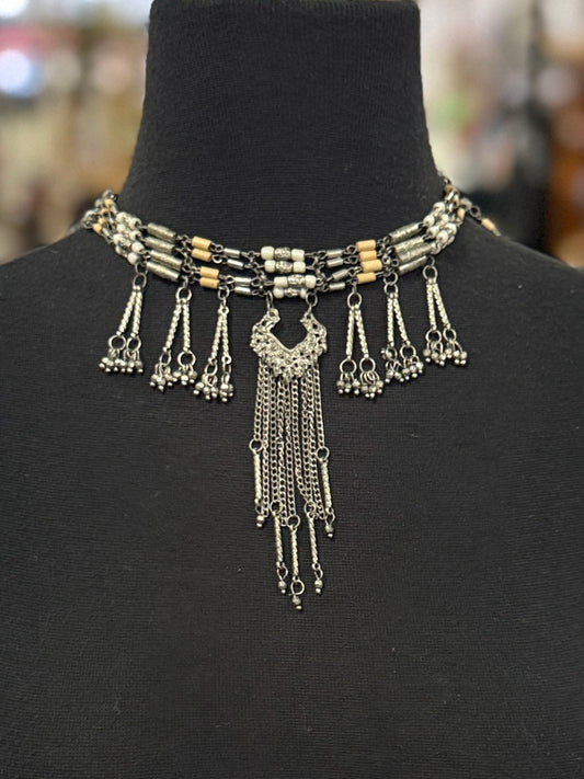 REPLICA BEDOUIN KIRDAN CHANDELIER CHOKER NECKLACE