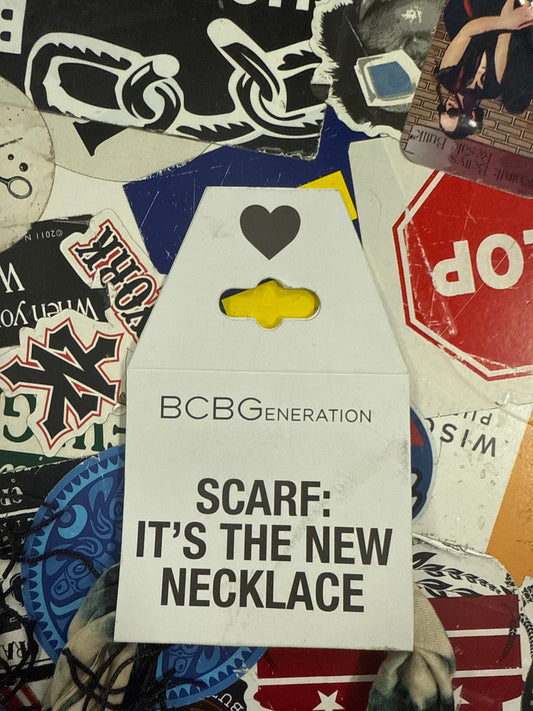 NWT BCBG STUDDED SCARF