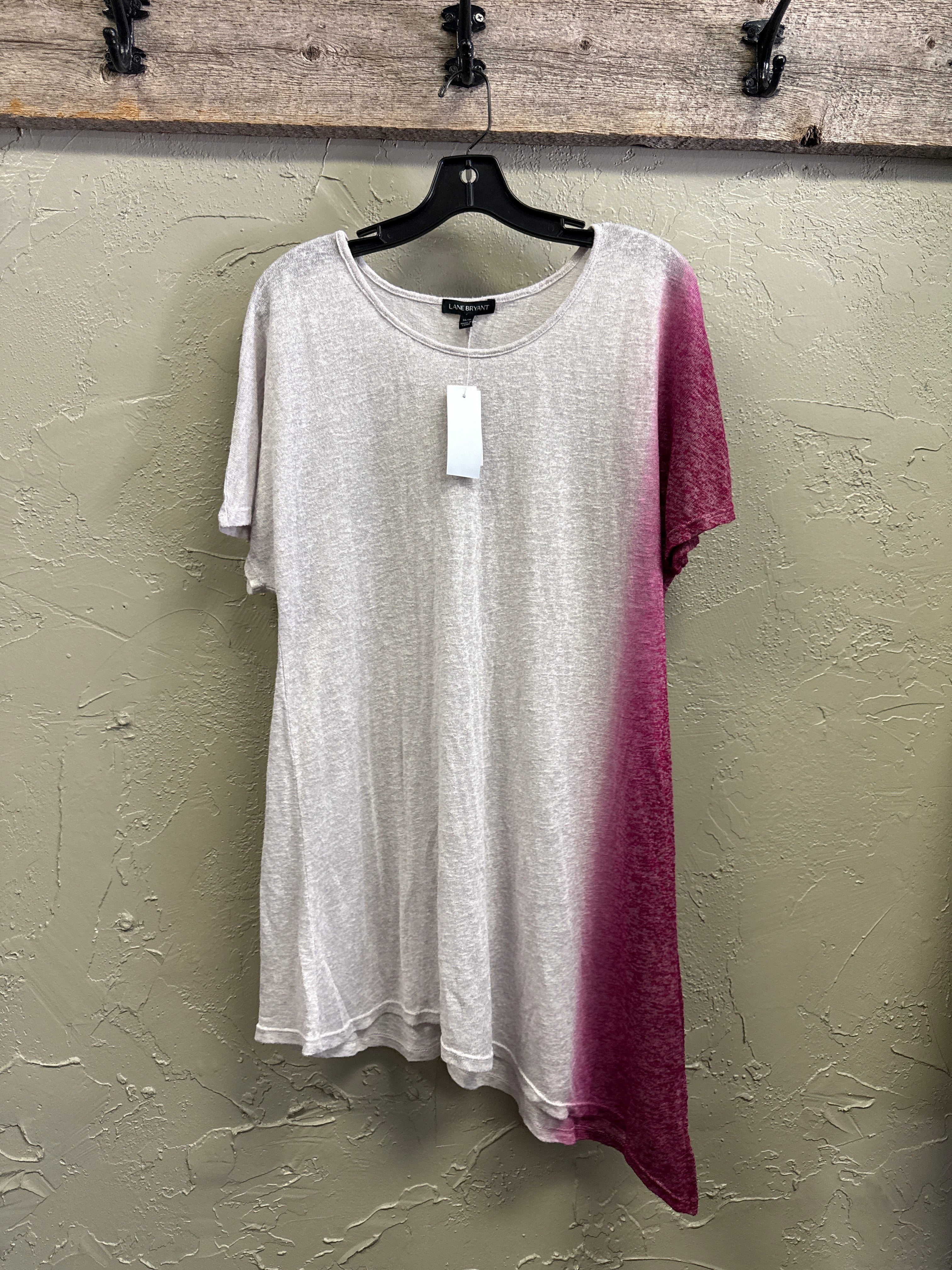 NWT Lane Bryant Asym Tunics (org$40)
