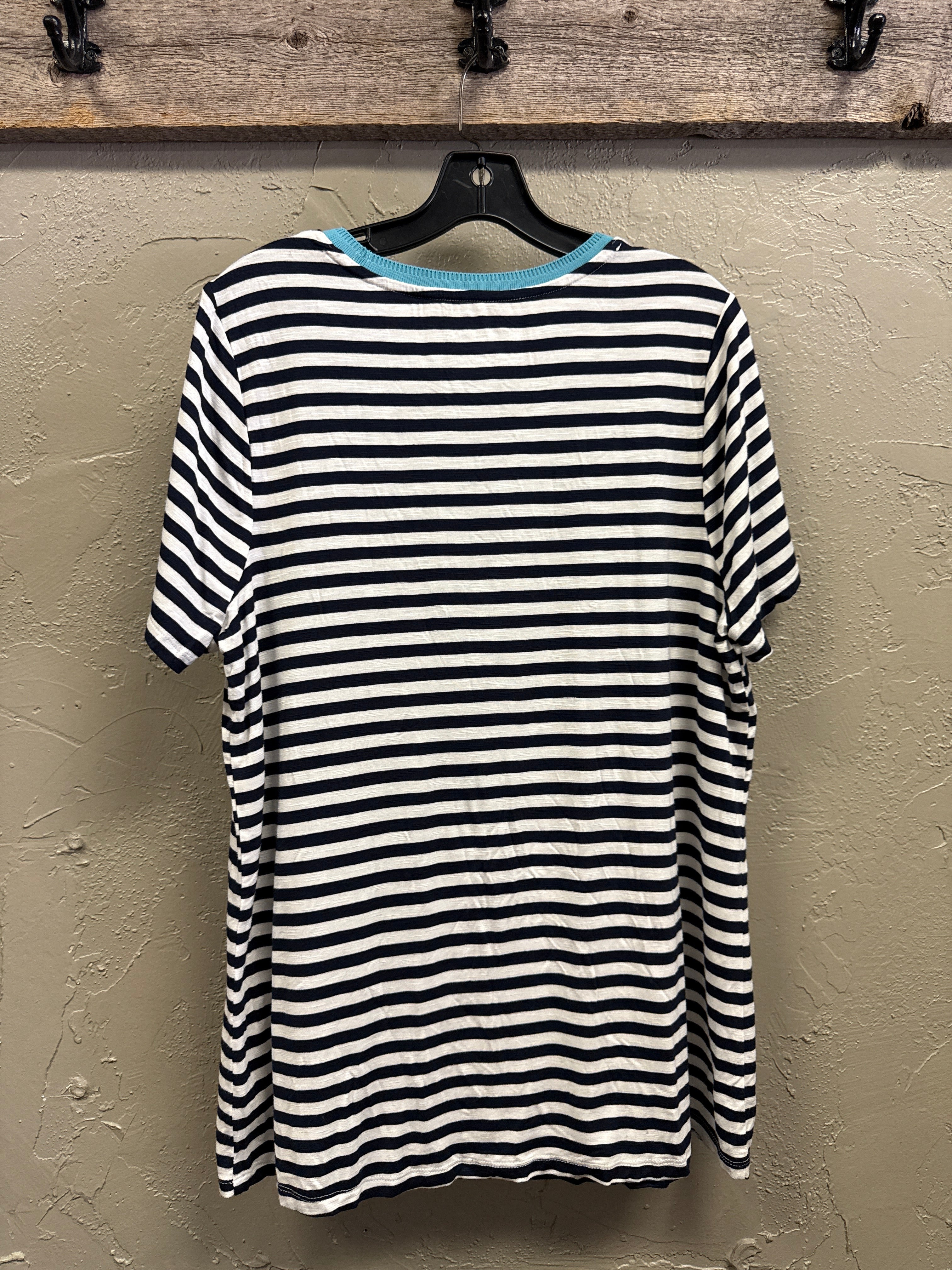 NWT LANE BRYANT STRIPED TEE (org$35)