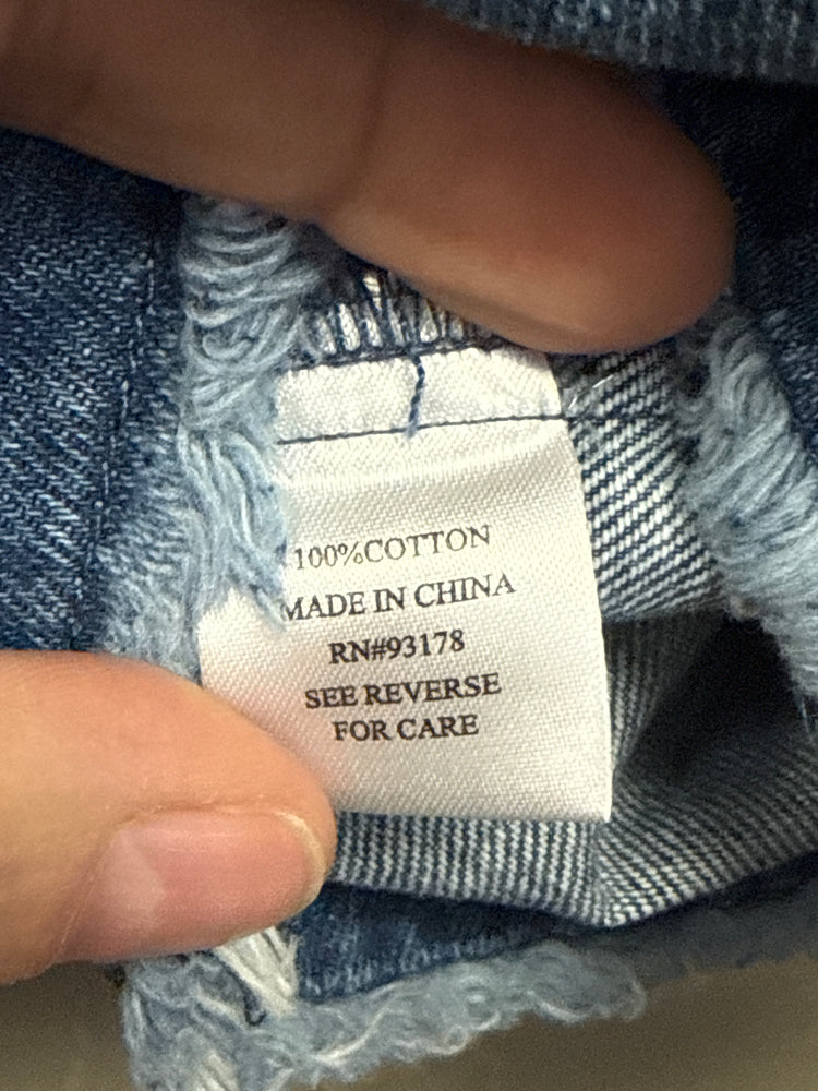 NWOT INDIGO THREAD DENIM JACKET