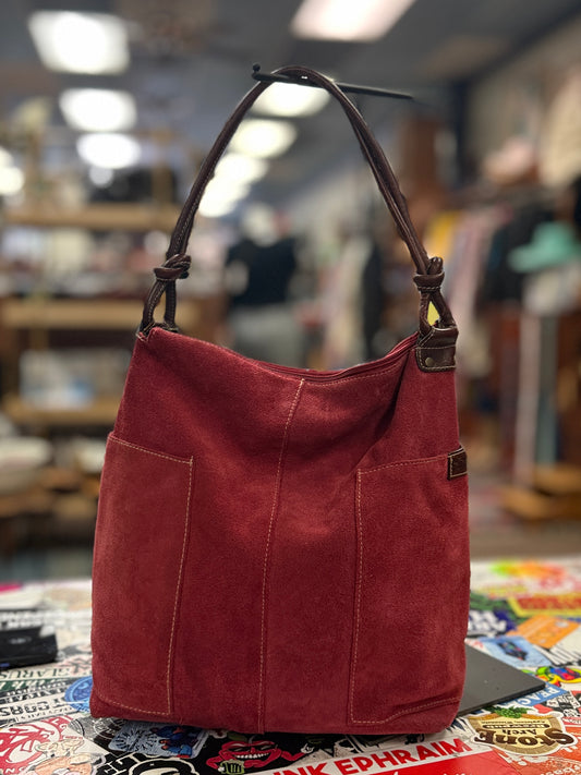 ELLINGTON SUEDE TOTE (org$295)