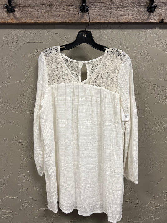 NWT VANILLA BAY COTTON GAUZE MINI DRESS