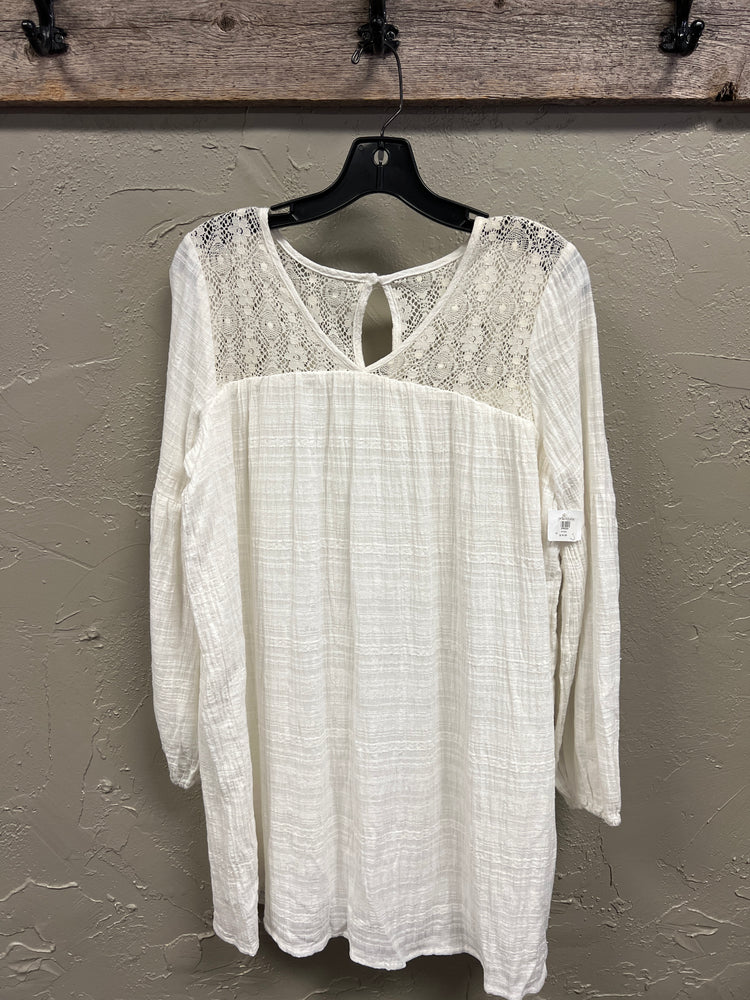NWT VANILLA BAY COTTON GAUZE MINI DRESS