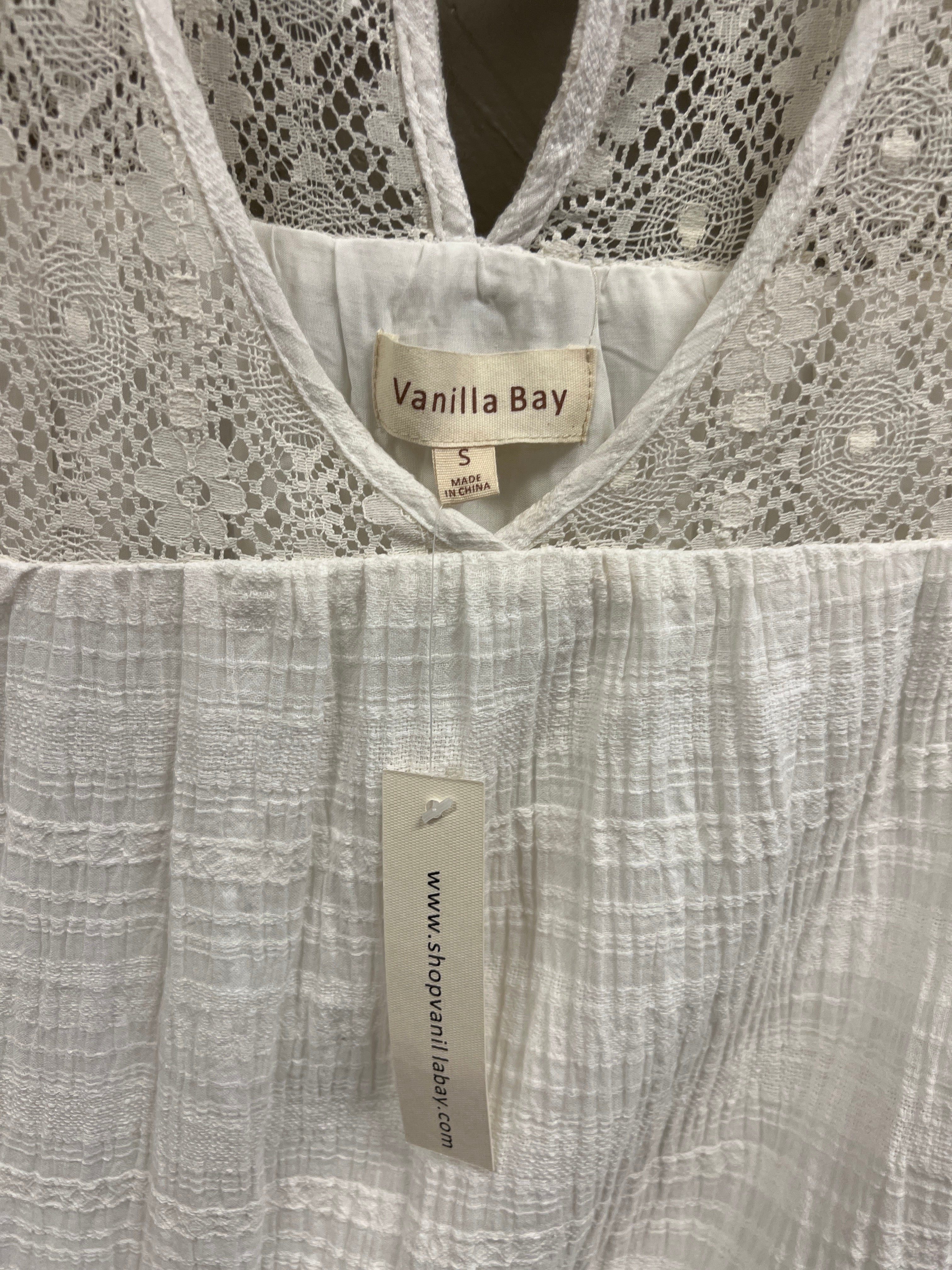 NWT VANILLA BAY COTTON GAUZE MINI DRESS
