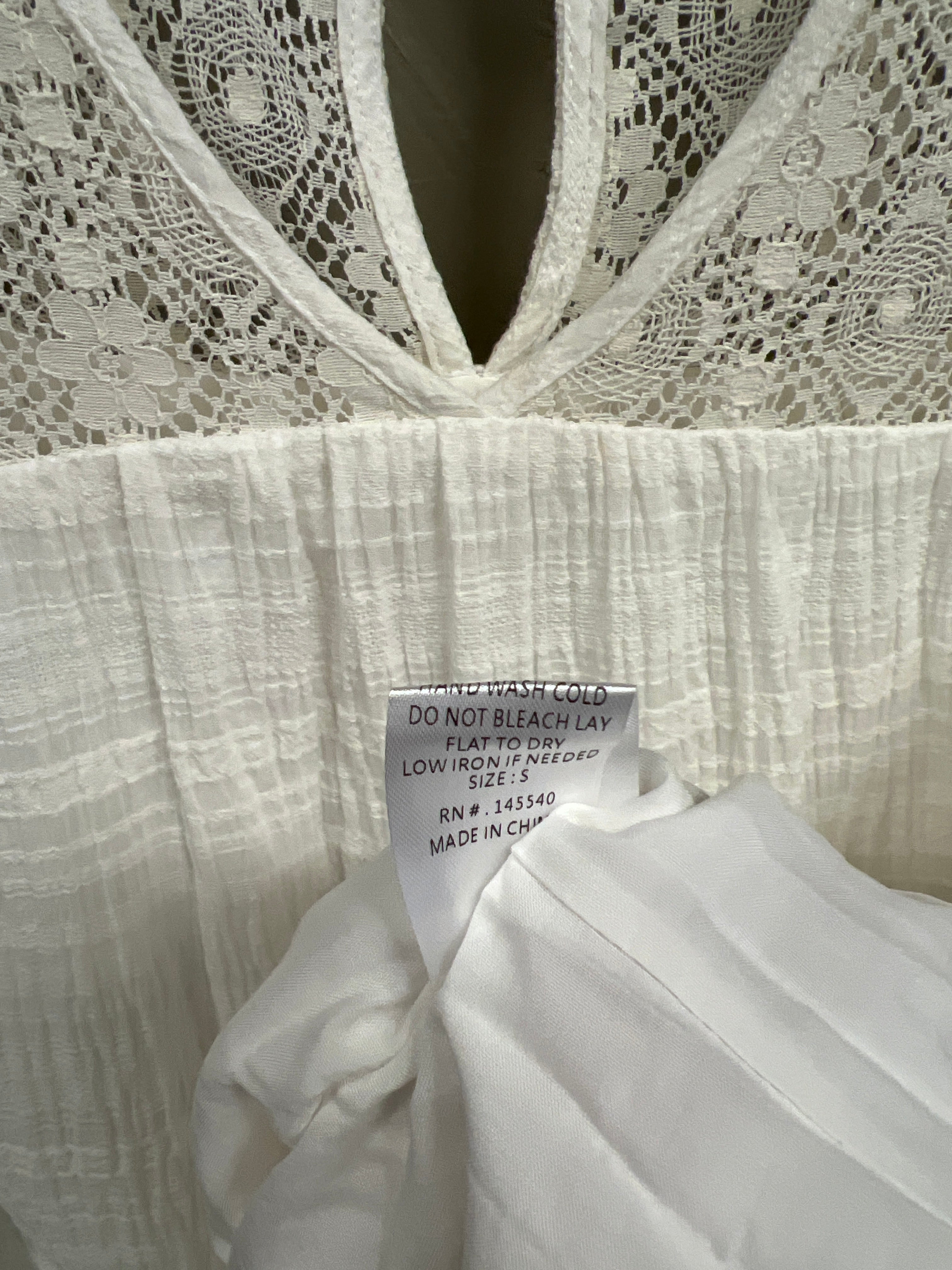 NWT VANILLA BAY COTTON GAUZE MINI DRESS
