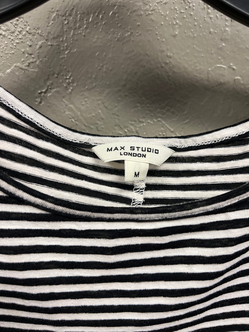 Max Studio Striped Top (org$98)