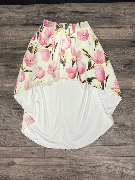 NWT AKIRA HIGH-LOW FLORAL SKIRT (org$60)