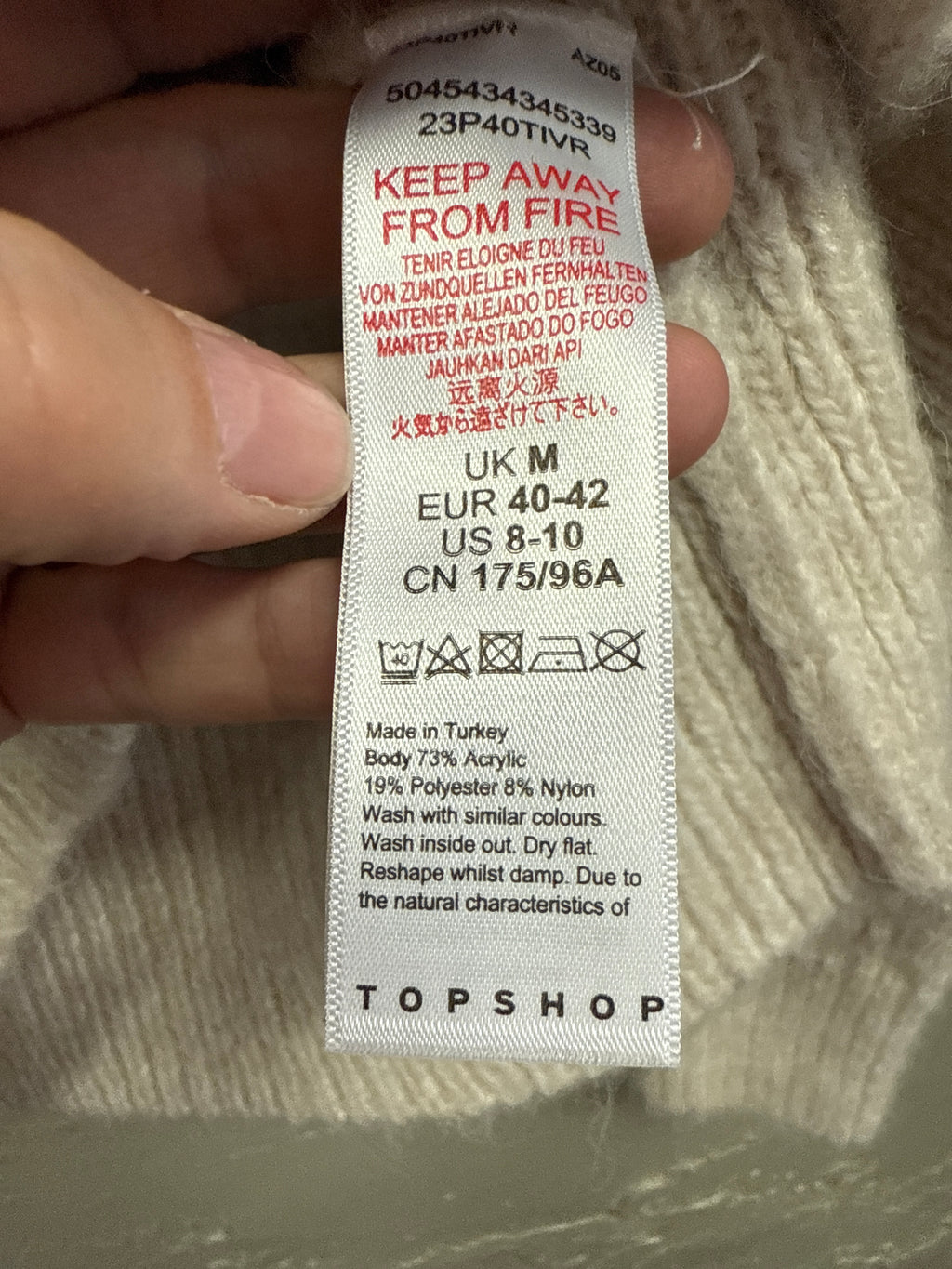 TOPSHOP FRILL DETAIL CARDIGAN