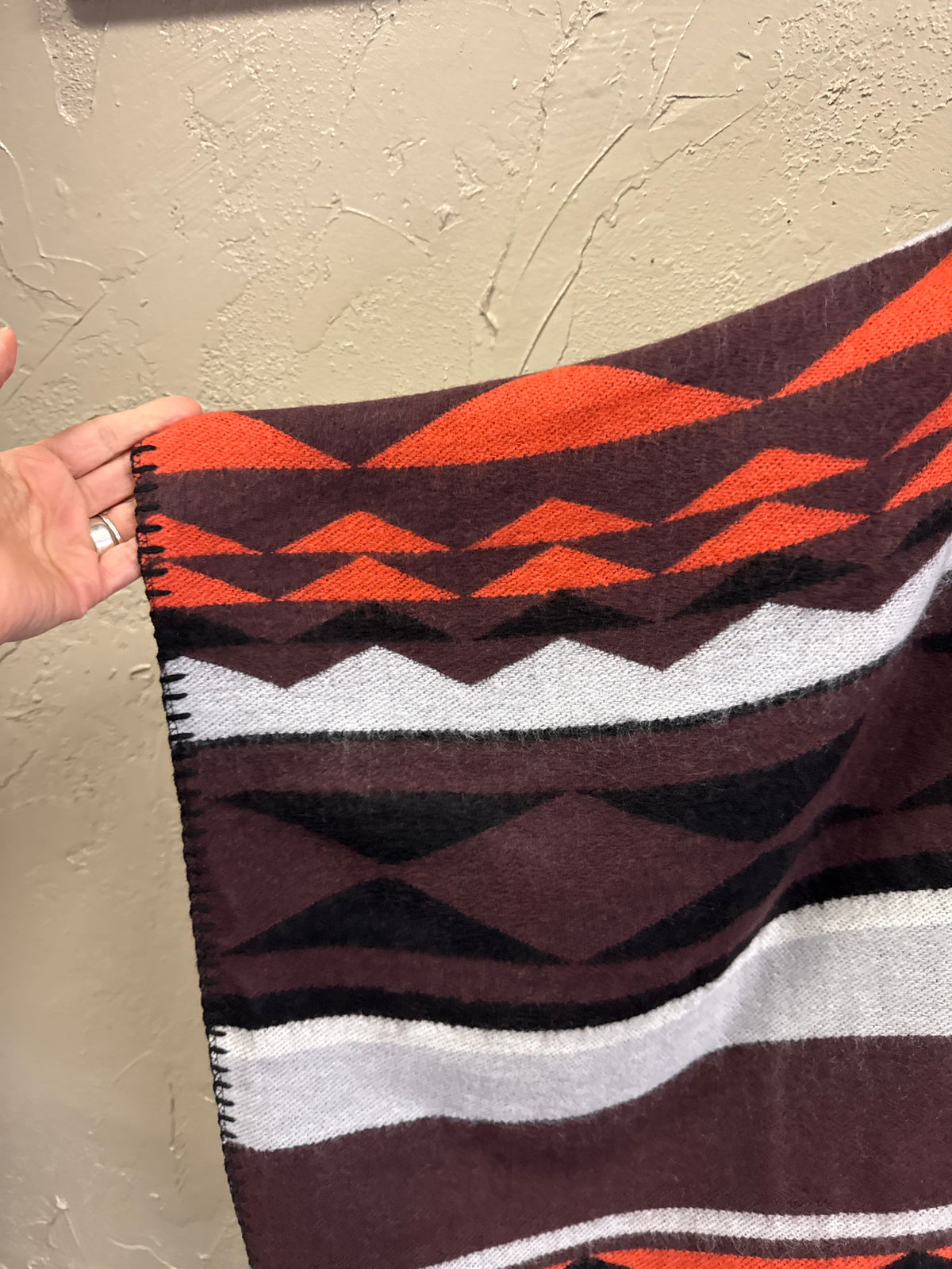 NWOT Geometric Blanket Poncho