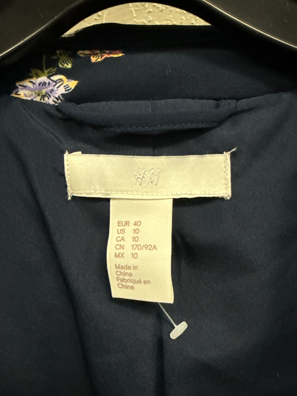 H&M LIMITED EDITION FLORAL PRINT BLAZER