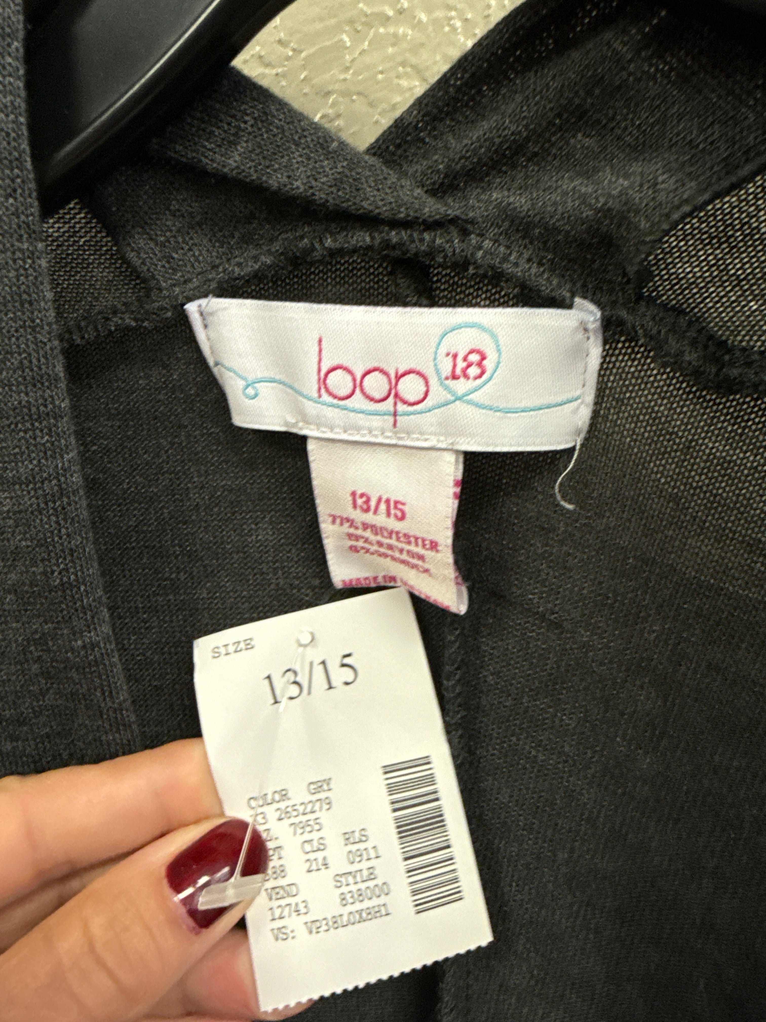 NWT LOOP 18 TIE FRONT SWEATER