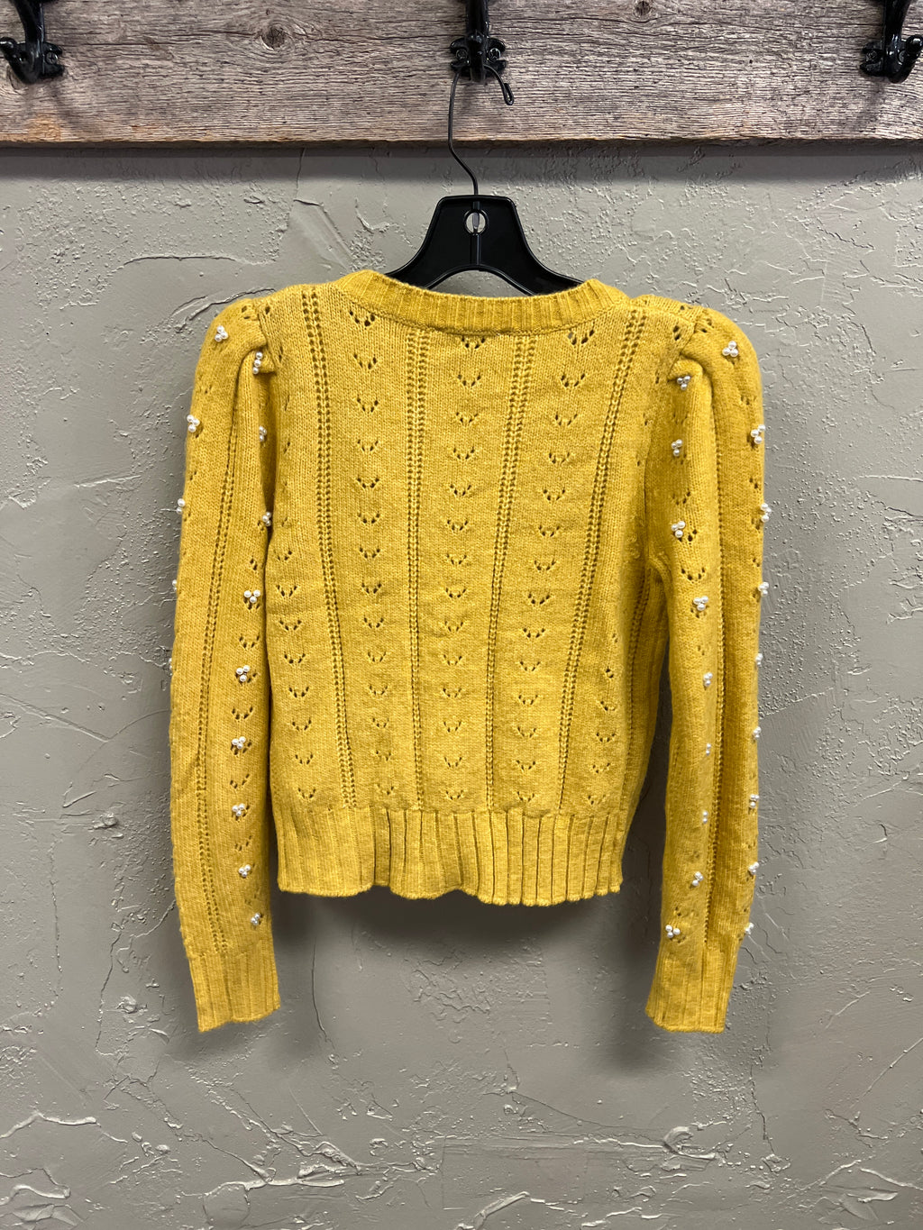 INDUSTRY FRONT RUCHE SWEATER