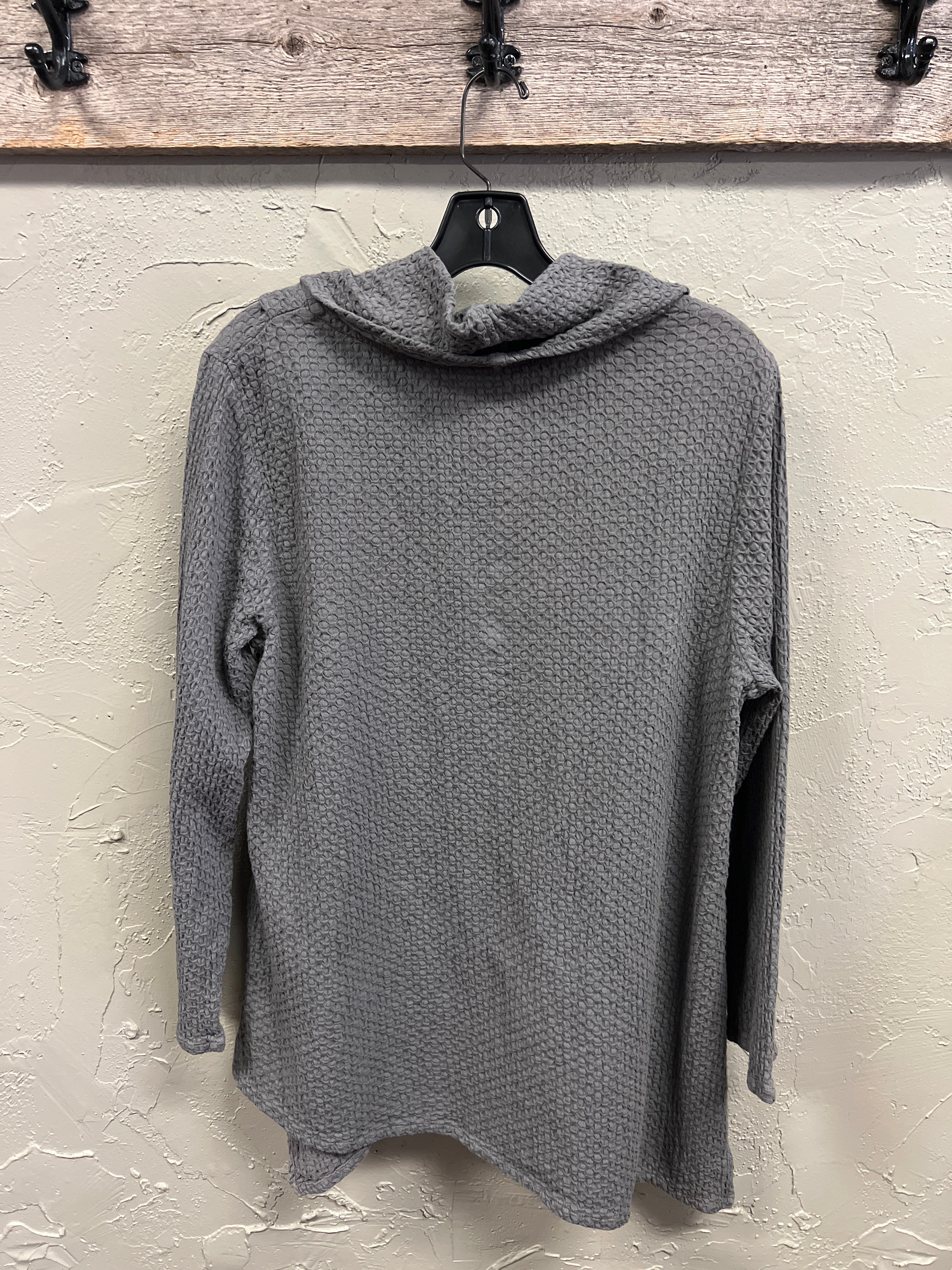 FOCUS CASUAL LIFE WAFFLE KNIT TUNIC