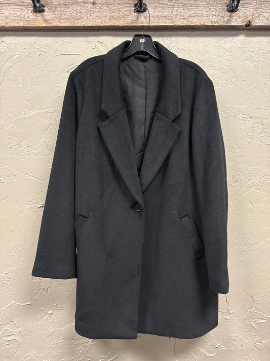 NWOT SINGLE BUTTON CAR COAT