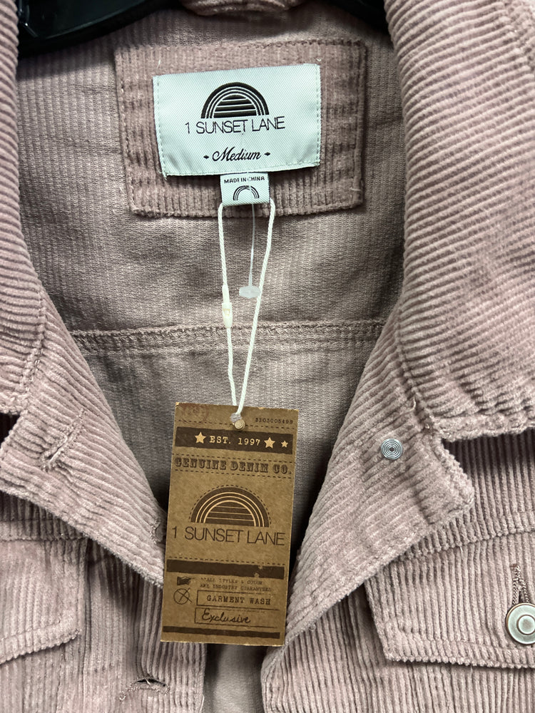NWT 1 SUNSET LANE CORDUROY JACKET