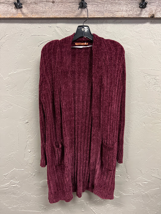 BELLDINI CHENILLE CARDIGAN