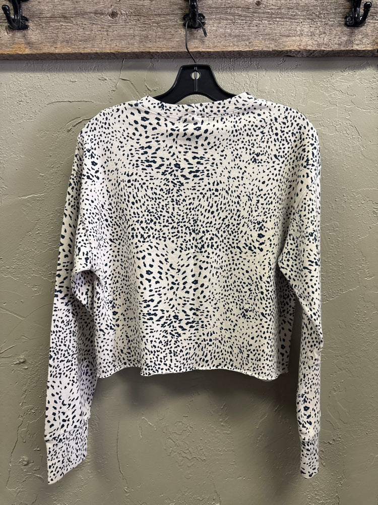 NWT MONROW CROP SWEATSHIRT (org$146)