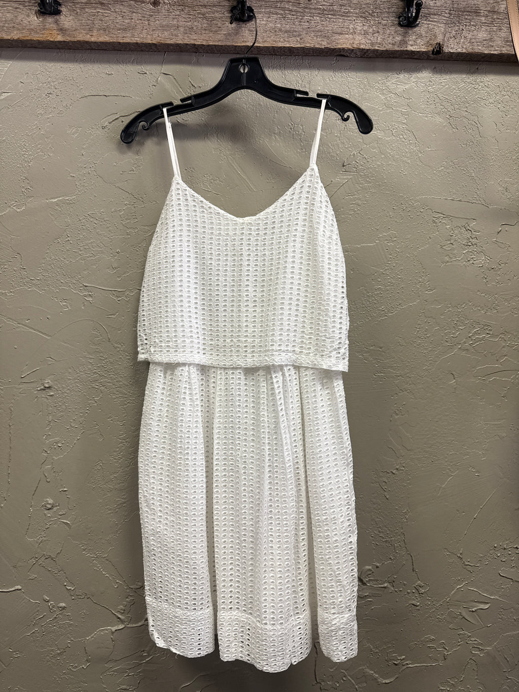 MADEWELL EYELET OVERLAY DRESS