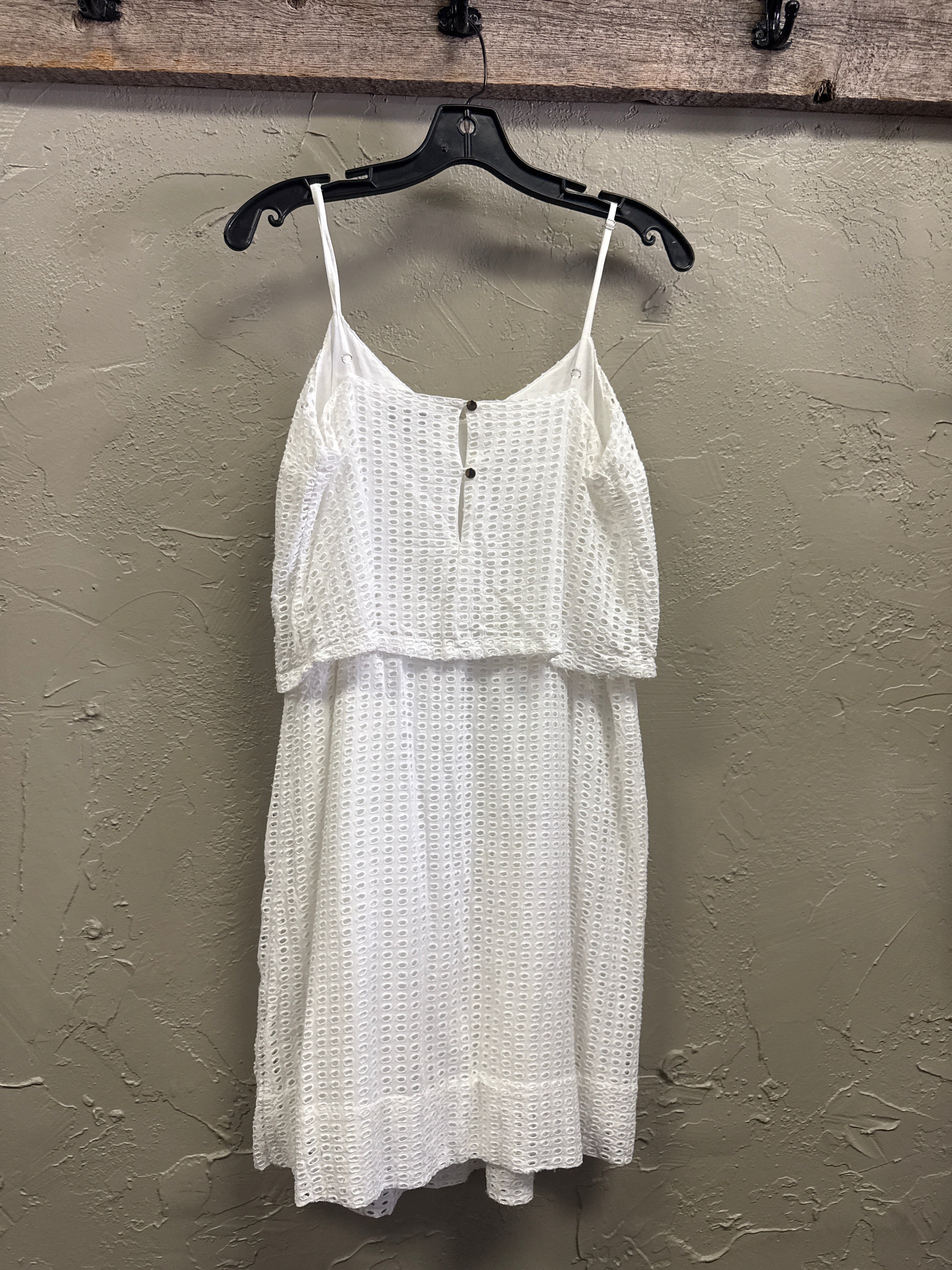 MADEWELL EYELET OVERLAY DRESS