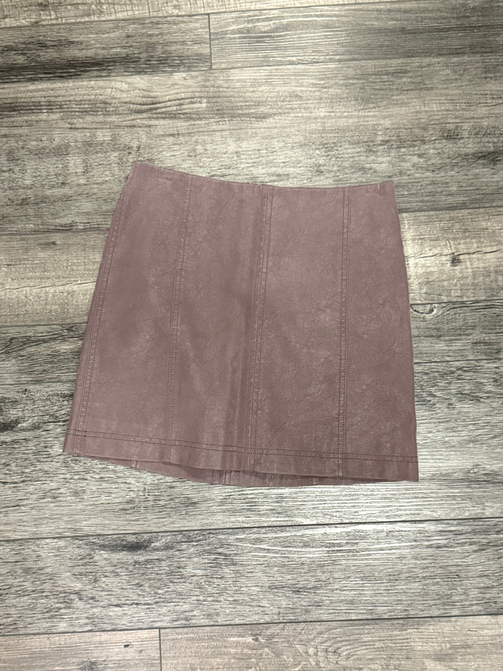 FREE PEOPLE VEGAN LEATHER MINI SKIRT (org$98)