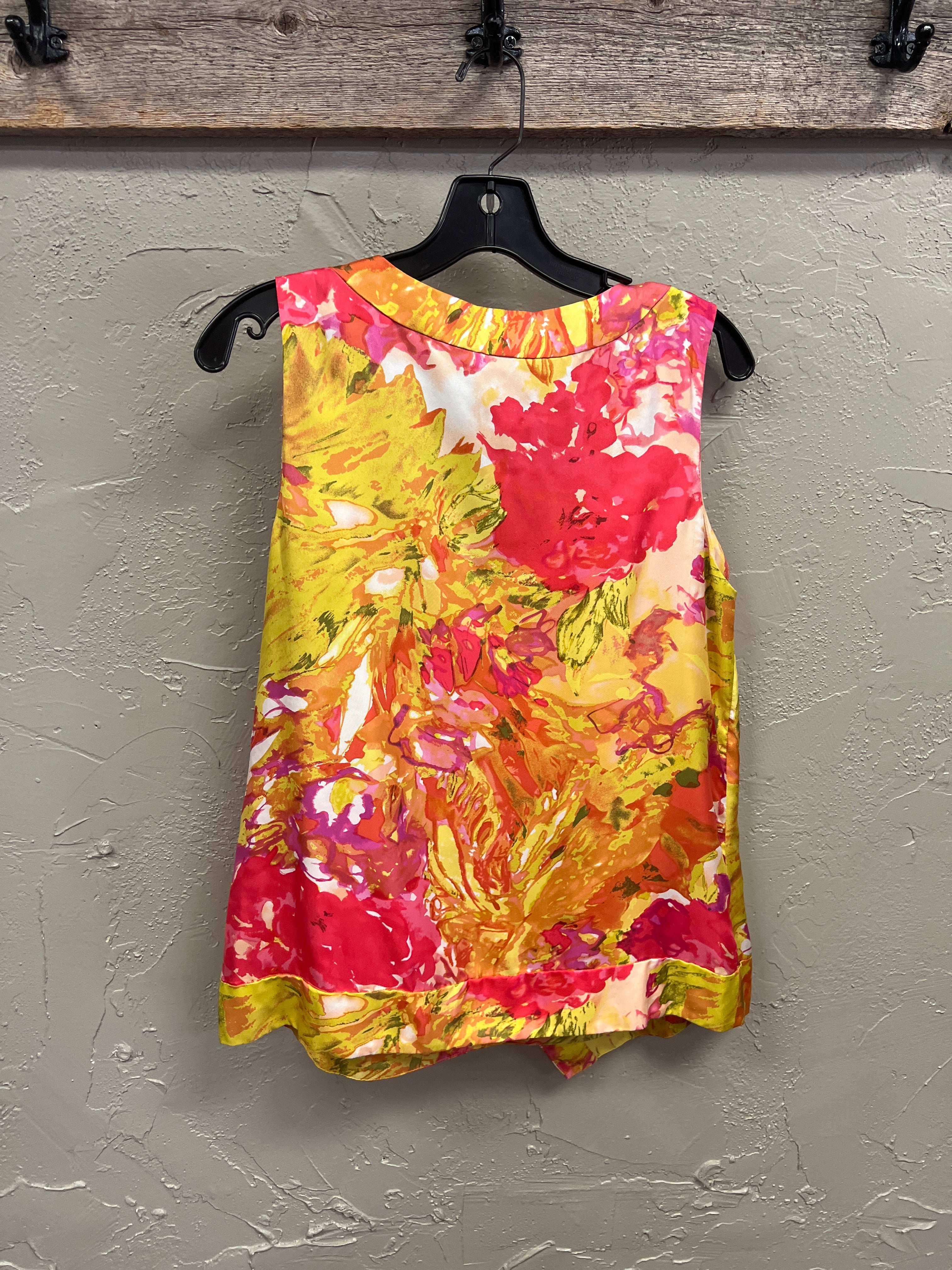 J Crew Silk Impressionist Cami (org$88)