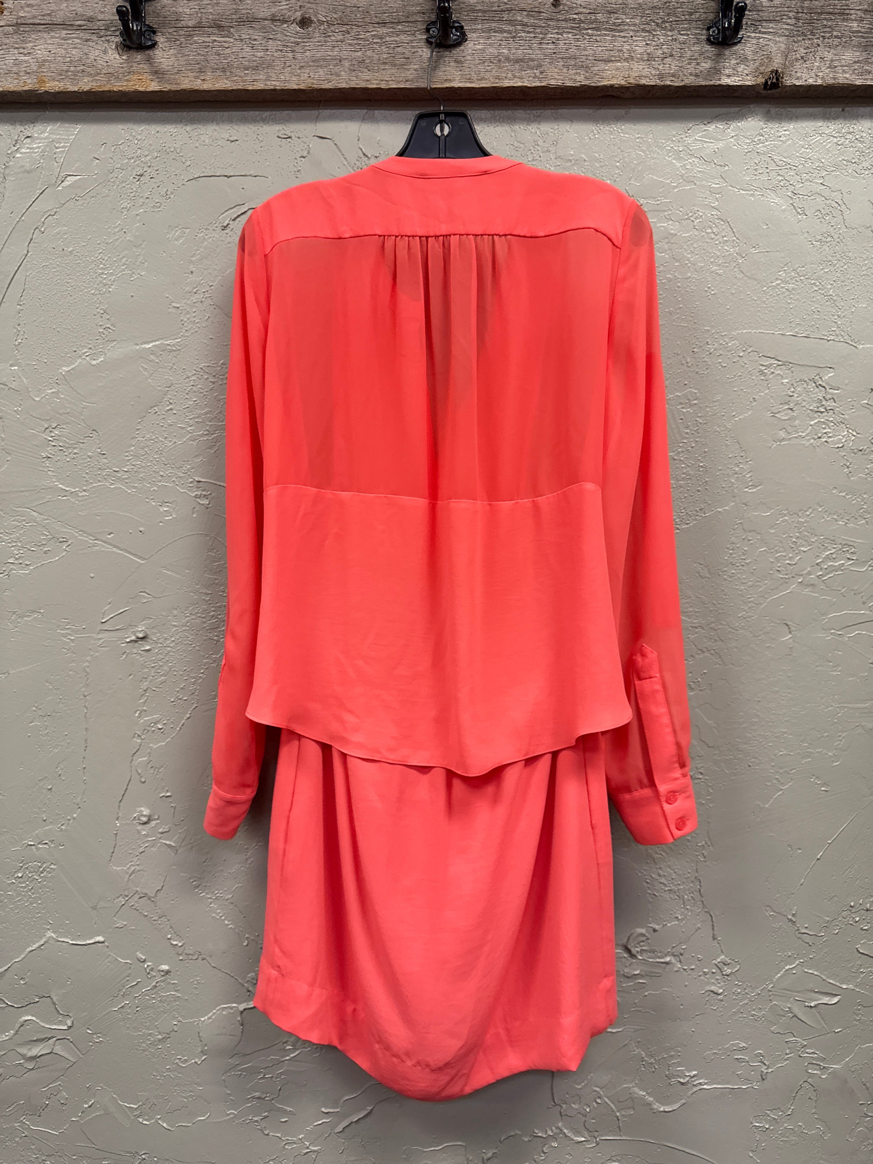 BCBG PEPLUM SHIRT DRESS
