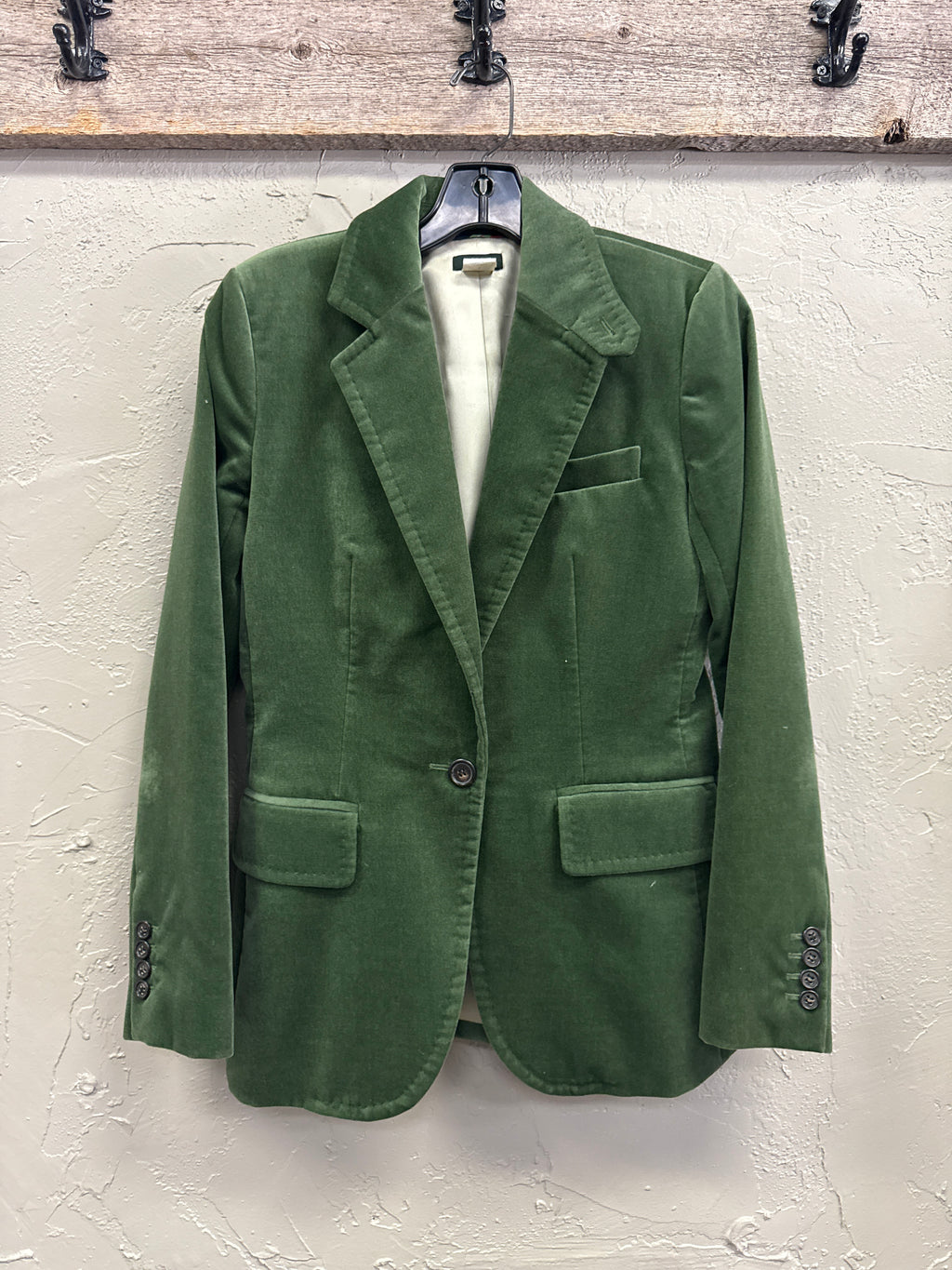 J CREW VELVET BLAZER
