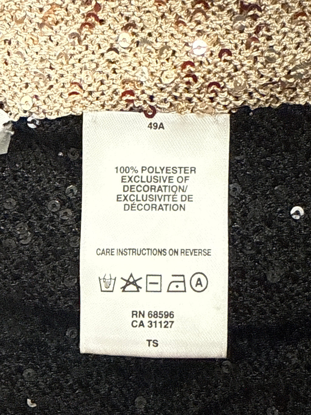 NWT DKNYC SEQUIN INFINITY SCARF