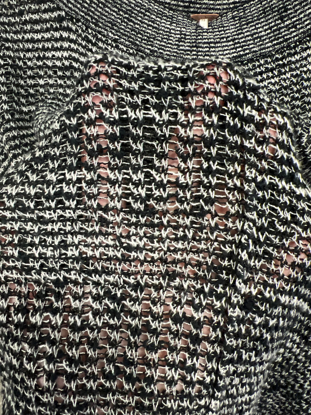 FREE PEOPLE OPEN WEAVE SWEATER (org$128)