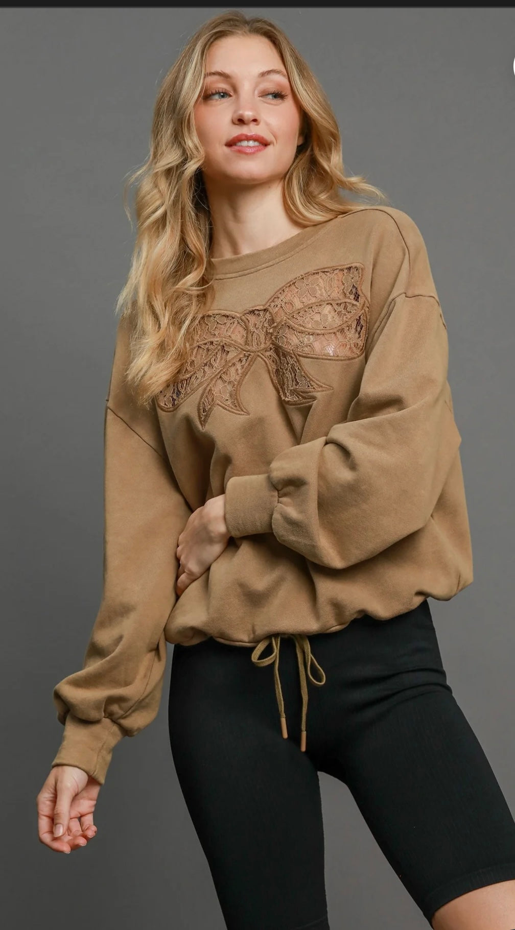 NWT UMGEE FRENCH TERRY PULLOVER