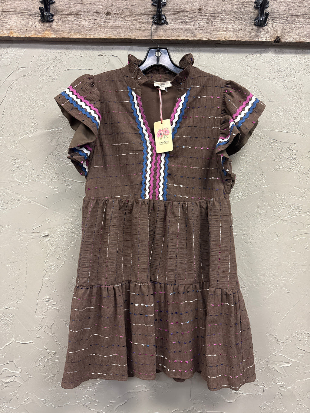 NWT Entro Tiered Mini Dress (org$58)