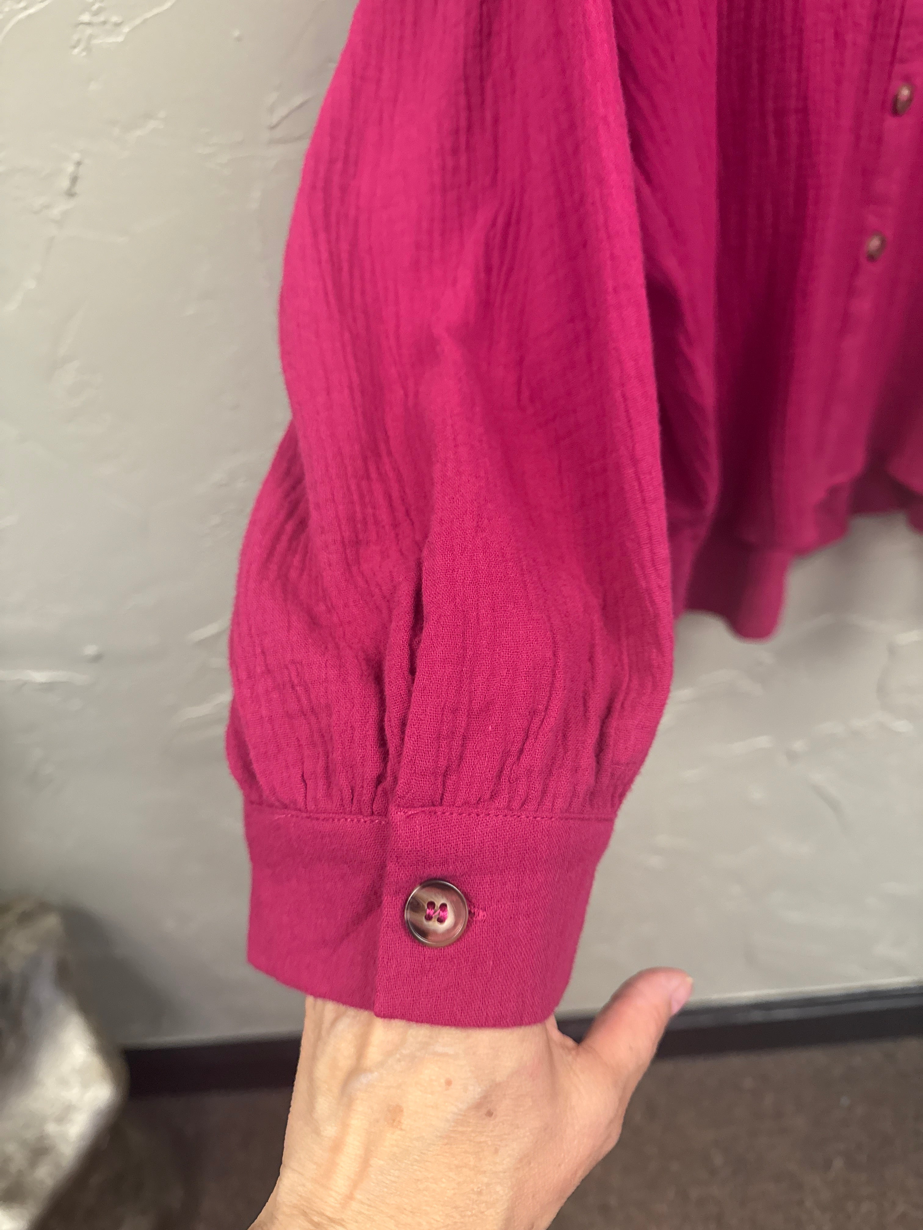 NWT She+Sky Cotton Gauze Shirt (org$55)