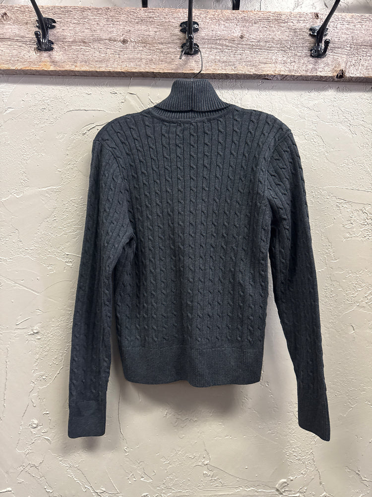 PRIA CABLEKNIT TURTLENECK SWEATER