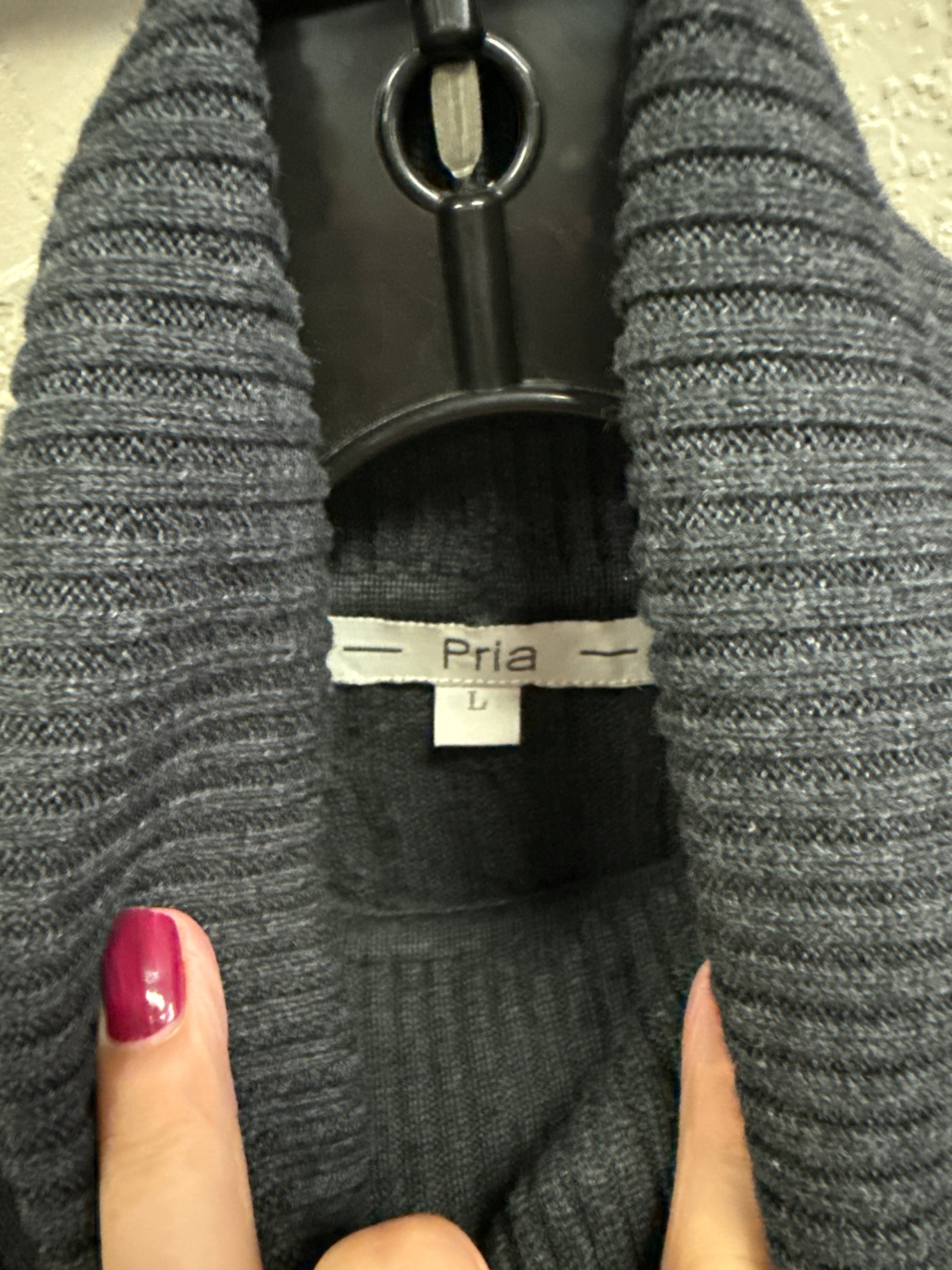 PRIA CABLEKNIT TURTLENECK SWEATER