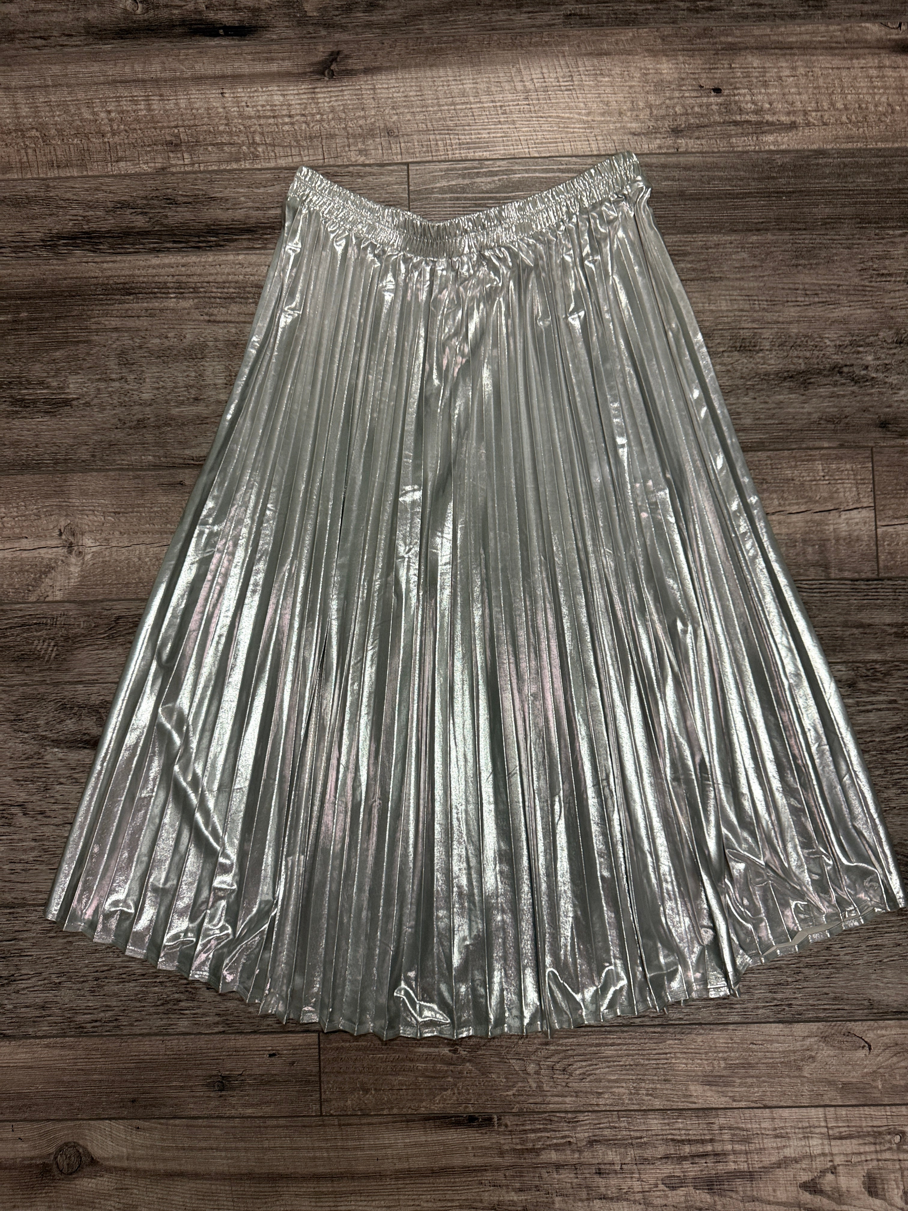 TULLEA METALLIC MIDI SKIRT