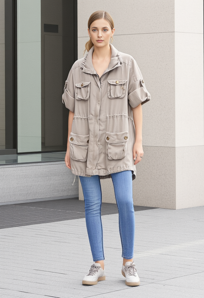 VICTOR LINEN UTILITY JACKET